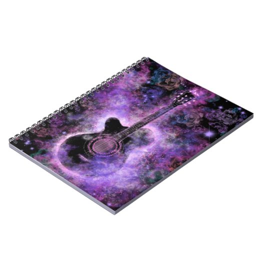 ロマンチックなギター音楽 – 魔法サウンド ノートブック (左側)