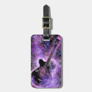 ロマンチックなギター音楽 – 魔法サウンド ラゲッジタグ