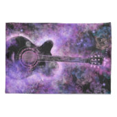 ロマンチックなギター音楽 – 魔法宇宙 枕カバー (裏面)