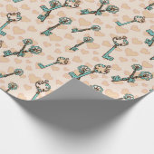 ロマンチックなギフトラッピング紙for Valentine's | 2 ラッピングペーパー (角)