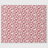 ロマンチックなギフトラッピング紙for Valentine's | 8 ラッピングペーパー (フラット)