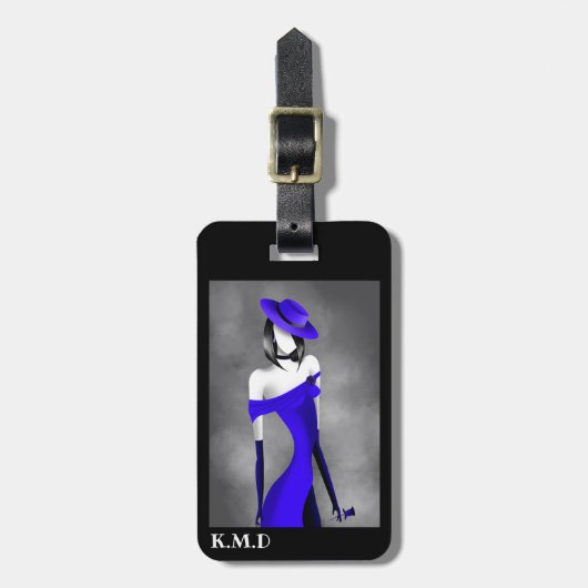 ロマンチックなギャングのモルとバララゲッジタグ ラゲッジタグ (正面縦)