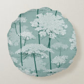 ロマンチックなクイーンズレース |ミント ラウンドクッション (裏面)