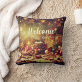 ロマンチックなクリスマスの思い出を作る クッション (ブランケット)