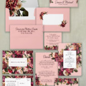 ロマンチックなクリスマスローズ エンクロージャーカード