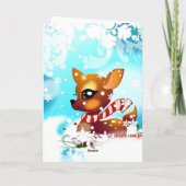 ロマンチックなクリスマス シーズンカード (裏面)