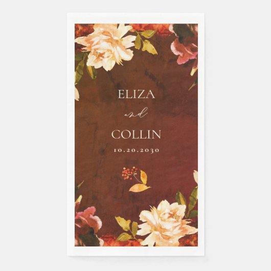 ロマンチックなクリーミー秋結婚フローラ (正面)