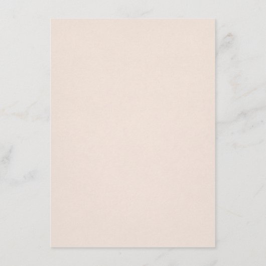 ロマンチックなクリームアイボリーウォーターカラーフローラ結婚ズ アドバイスカード (裏面)