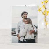 ロマンチックなグッドモーニングラブカード カード (黄色い花)