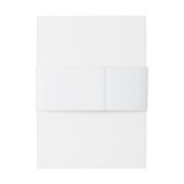 ロマンチックなグリーン結婚スワンカップル 招待状ベリーバンド (裏面例)