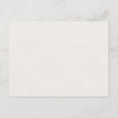 ロマンチックなグレープビーインワインカントリー結婚ヴィンヤード 案内ポストカード (裏面)