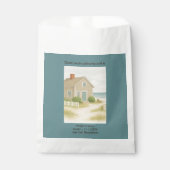 ロマンチックなケープコッド結婚コースト フェイバーバッグ (正面)