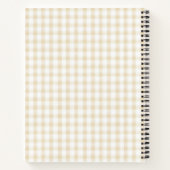 ロマンチックなゲストブックと繊細なスタンプ&バラDec ノートブック (裏面)