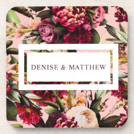 ロマンチックなコスモス ゴッサマー ピンク コースター