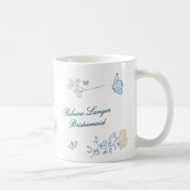 ロマンチックなコッツウォルズの冬の花 ブライドメイド コーヒーマグカップ