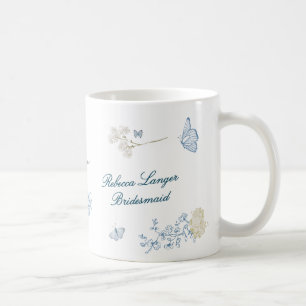 ロマンチックなコッツウォルズの冬の花 ブライドメイド コーヒーマグカップ