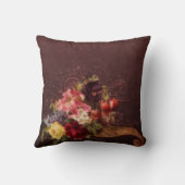 ロマンチックなコルヌコピア クッション (裏面)