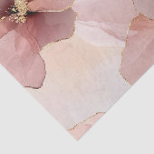 ロマンチックなコーラルピンクのゴールドフラワーブライダルシャワー 薄葉紙 (詳細)