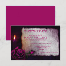 ロマンチックなゴシックバラ&キャンドル