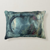 ロマンチックなゴシックファンタジーホラードラキュラ城 アクセントクッション (正面)