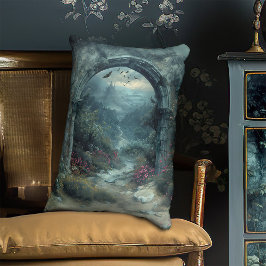 ロマンチックなゴシックファンタジーホラードラキュラ城 アクセントクッション