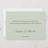 ロマンチックなゴシック好きエレガントの皆様 サンキューカード (裏面)