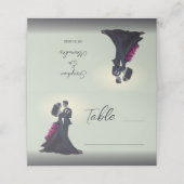 ロマンチックなゴシック好ミニマルきエレガント プレイスカード (外部開封)