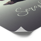 ロマンチックなゴシック愛好家エレガントな結婚式へようこそ ポスター (角)