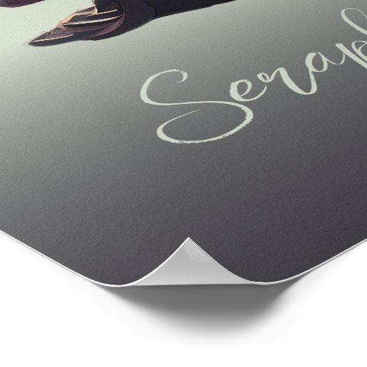 ロマンチックなゴシック愛好家エレガントな結婚式へようこそ ポスター (角)