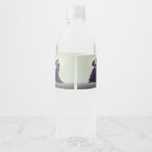 ロマンチックなゴシック愛好家エレガントな結婚式 ペットボトルラベル (裏面)