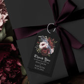 ロマンチックなゴシック様式の水の色Ravenありがとう ギフトタグ