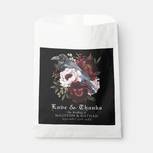 ロマンチックなゴシック様式の水彩彫刻フローラ結婚ズ フェイバーバッグ (正面)