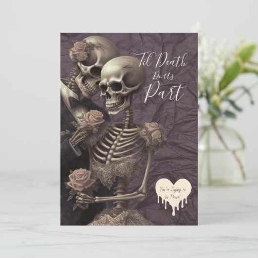 ロマンチックなゴシック結婚骨格 | 死ぬまで 招待状 (スタンド正面)