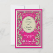 ロマンチックなゴシック，レゲシーコア，リージェンシー時代，クラシック 招待状 (正面)