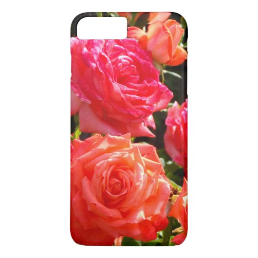 ロマンチックなサンゴバラ Case-Mate iPhoneケース (裏面)