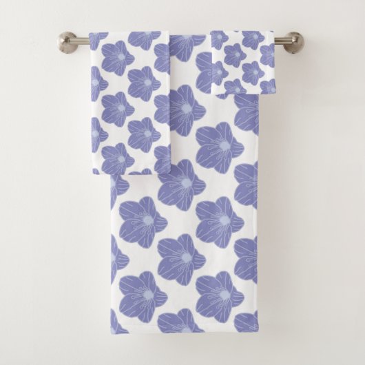 ロマンチックなシックな花柄バスタオルセット バスタオルセット (インサイチュ)