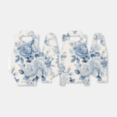 ロマンチックなシックアンティークダスティブルーバラ フェイバーボックス (折り畳みなし)