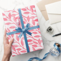 ロマンチックなシック葉ボタニックソフトピンク