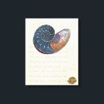 ロマンチックなシーシェル キャンバスプリント<br><div class="desc">ビーチから遠く遠くに離れた所に？問題ない！暖かい晴れた日絵画に、平和なビーチに座って自分をイメージできるように、このロマンチックなシーシェルを取得。この作品は、海と小さな波をロマンチックに描き出し離れ、ビーチの訪問を切望する。次のZazzle製品でこのフレームのシーシェルパネルを取得する。</div>