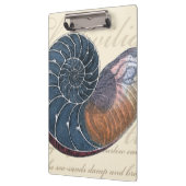 ロマンチックなシーシェル クリップボード (左)