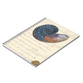 ロマンチックなシーシェル ノートブック (左側)