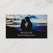 ロマンチックなシーン、スピードデートすることイベント主催者 名刺 (正面)