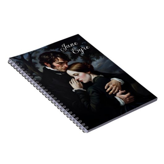 ロマンチックなジェーン・アイレとエドワード・ロチェスター ノートブック (右側)