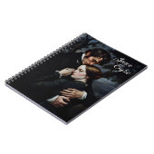 ロマンチックなジェーン・アイレとエドワード・ロチェスター ノートブック (左側)