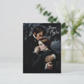 ロマンチックなジェーン・アイレとエドワード・ロチェスター ポストカード (スタンド正面)