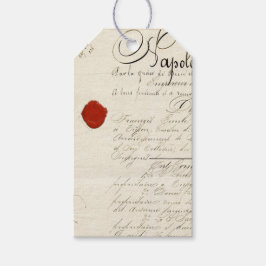 ロマンチックなスクリプトジャーナルラベル ギフトタグ