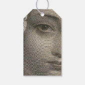 ロマンチックなスクリプトジャーナルラベル ギフトタグ (裏面)