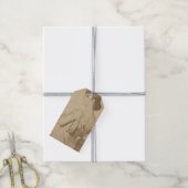 ロマンチックなスクリプトジャーナルラベル ギフトタグ (より糸付き)