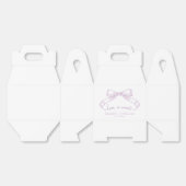 ロマンチックなスケッチ弓 | 薄紫は甘い フェイバーボックス (見開き)