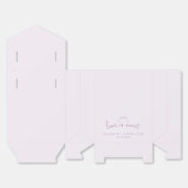 ロマンチックなスケッチ弓 | 薄紫は甘い フェイバーボックス (見開き)